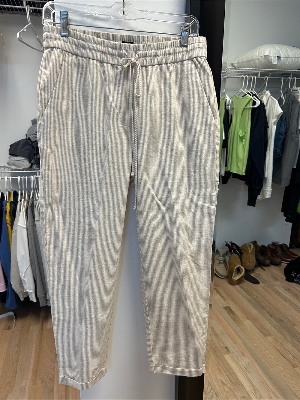 J. Crew women’s Light Beige Drawstring Pants
